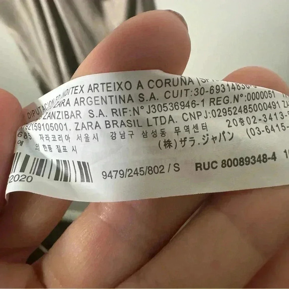 Zara satin ruched maxi  gown S - Picture 9 of 9